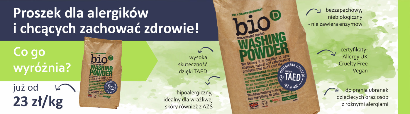 Niebiologiczne Proszki Bio-D