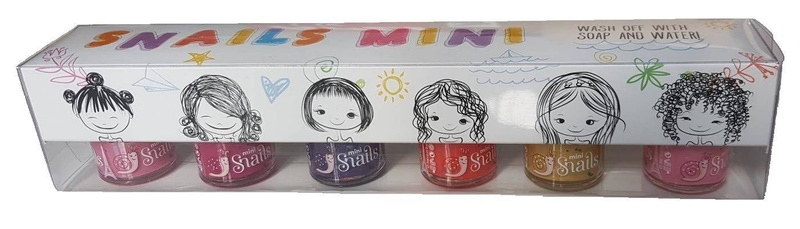 Snails, Zestaw lakierów Mini, 6 szt.