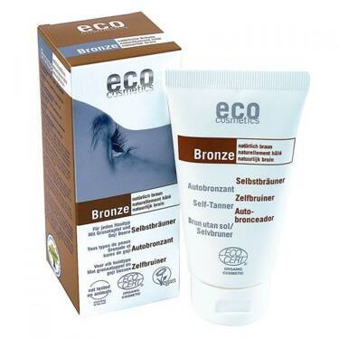 Samoopalacz naturalny brąz z granatem i owocem goji do każdego rodzaju skóry 75 ml, Eco Cosmetics