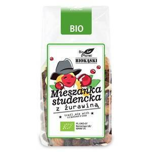 MIESZANKA STUDENCKA Z ŻURAWINĄ BIO 150 g - BIO PLANET