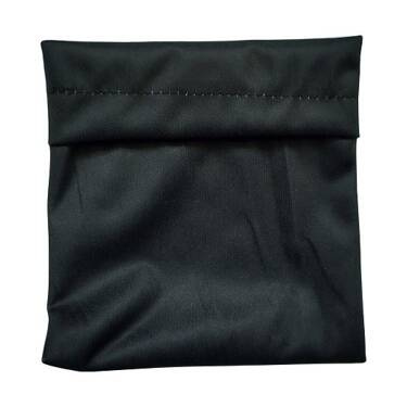 Kieszonka, etui na wielorazowe podpaski i wkładki higieniczne, CZARNA, SOFT MOON