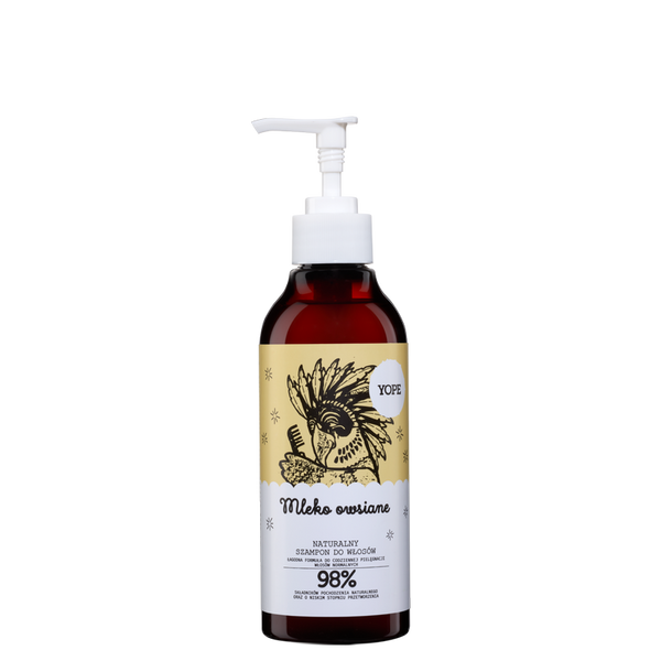 Yope, Szampon do włosów Mleko Owsiane, 300ml