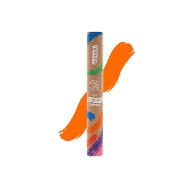 Maskara do malowania włosów, kolor POMARAŃCZOWY, 9 ml, opakowanie kraftowe, COSMOS ORGANIC, Namaki