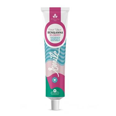 Pasta do zębów WILDBERRY, z fluorem, w tubce, dzikie jagody, 75ml, BEN&ANNA