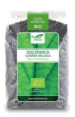 SOCZEWICA CZARNA BELUGA BIO 400 g - BIO PLANET