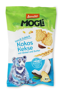 Ciastka Kokosowe, zwierzątka, BIO, Demeter, 50g, MOGLi