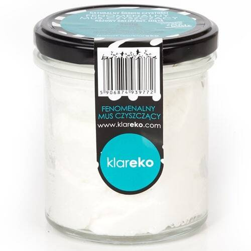 Klareko, Fenomenalny Mus Czyszczący, Grejpfrut i Mięta, słoik 300 g