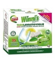 Tabletki do zmywarek, ekologiczne, 25 sztuk, Winni's