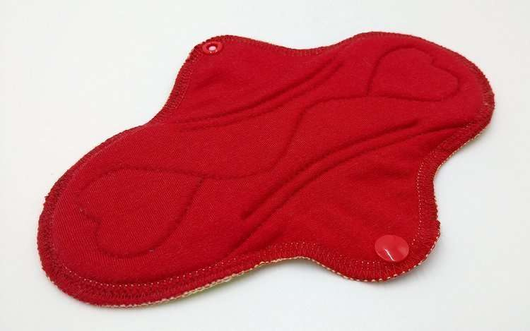 ŚREDNIA M Podpaska wielorazowa bambusowa - Konik Morski