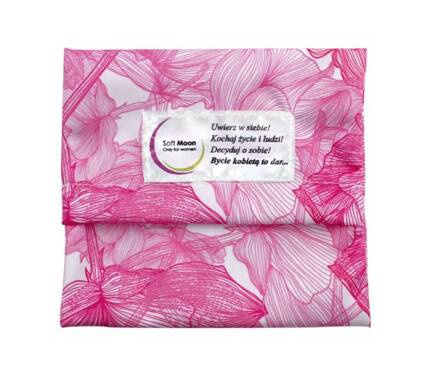 Kieszonka, etui na wielorazowe podpaski i wkładki higieniczne, SZCZĘŚCIE, SOFT MOON