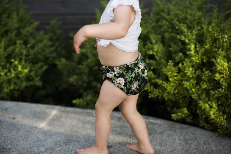 Pupus, Majtki Treningowe Bawełna i Bambus Dzikie Koty M 10-13kg