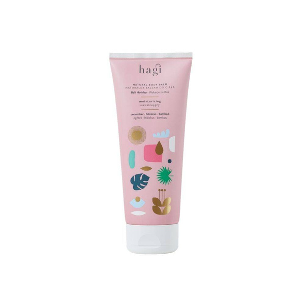 Hagi, Naturalny nawilżający balsam do ciała, Wakacje na Bali, 200 ml