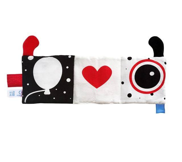 Książeczka MRB, kontrastowa, sensoryczna, LULLALOVE