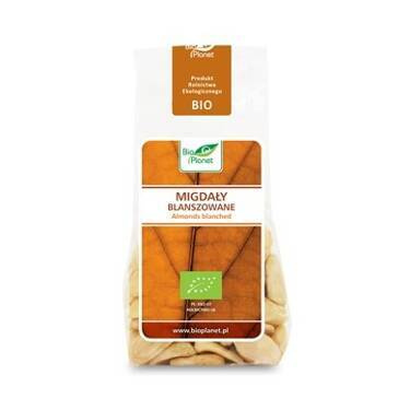 MIGDAŁY BLANSZOWANE BIO 100 g - BIO PLANET