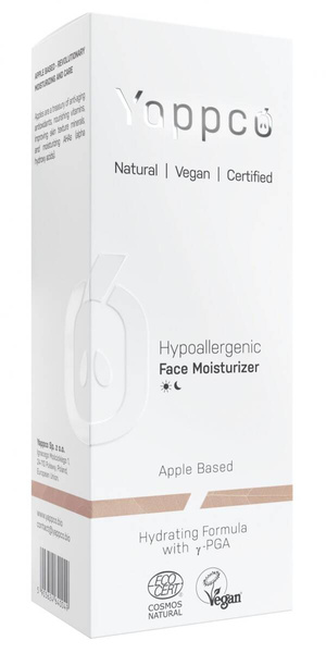 Yappco, Hipoalergiczny, nawilżający krem do twarzy 50ml