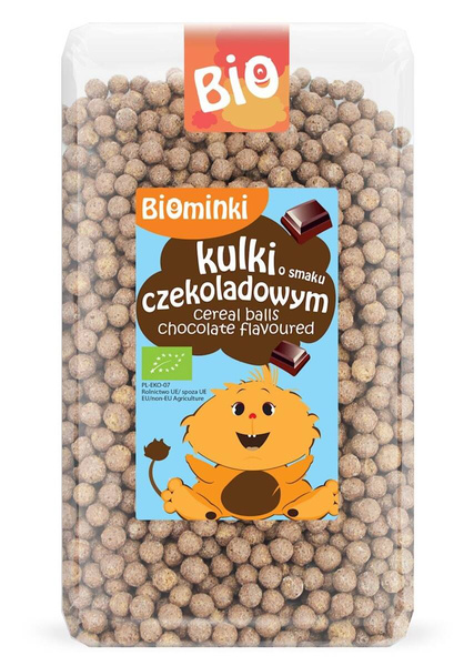 Kulki o smaku czekoladowym, BIO, 300 g, BIO MINKI