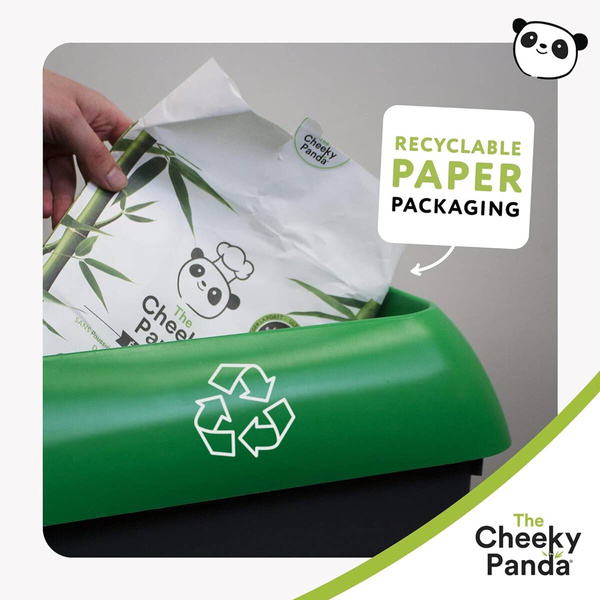 Bambusowe ręczniki kuchenne, 2 rolki, The Cheeky Panda.