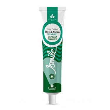 Pasta do zębów SPEARMINT, z fluorem, w tubce, mięta, 75ml, BEN&ANNA