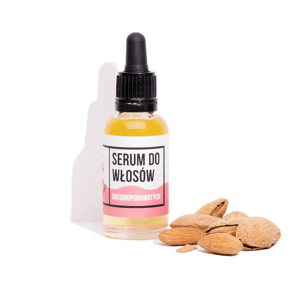 Cztery Szpaki, Serum do włosów średnioporowatych, 30ml