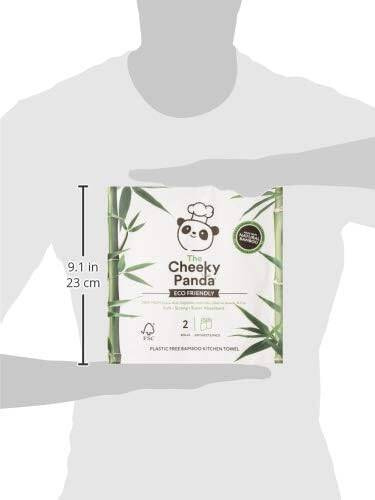 Bambusowe ręczniki kuchenne, 2 rolki, The Cheeky Panda.
