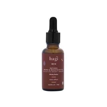 Hagi, Whisky Barber, Naturalny Olejek do brody i wąsów, 30ml