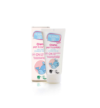 Krem ochronny na podrażnienia pieluszkowe, 0% cynku i talku, z ekstraktami z upraw ekologicznych, 100 ml, Pierpaoli Ekos Baby