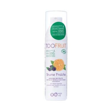 Mgiełka do mycia twarzy dla dzieci, BORÓWKI I POMARAŃCZE, dla wszystkich rodzajów skóry, w sprayu, 100ml, Toofruit
