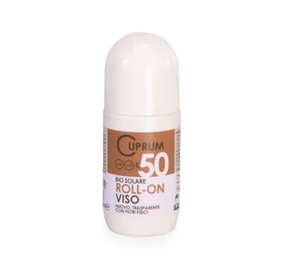 Bio krem przeciwsłoneczny do twarzy i ciała, SPF50, Roll-on, AIAB, 50 ml, Cuprum Line, Beba