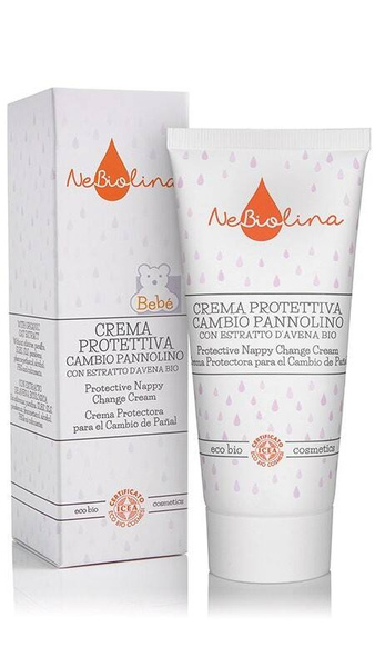Krem ochronny na okolicę pieluszkową, dla dzieci, certyfikowany, 100 ml, NeBiolina