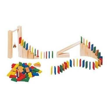 Domino, zestaw 250 części, 5y+, Toys Pure, Goki