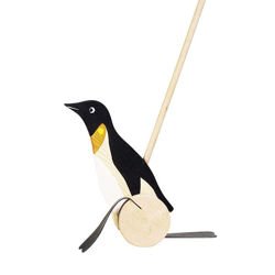 Pchacz Pingwin - zabawka do pchania, Goki